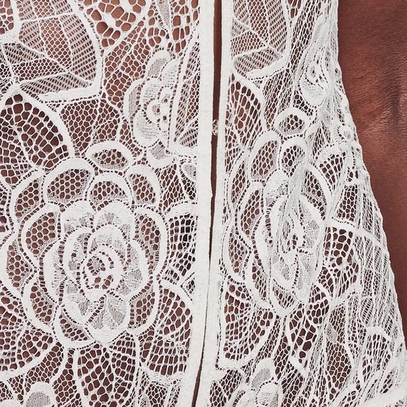 Kiki De Montparnasse coquette lace keyhole bodysuit M - Picture 7 of 16